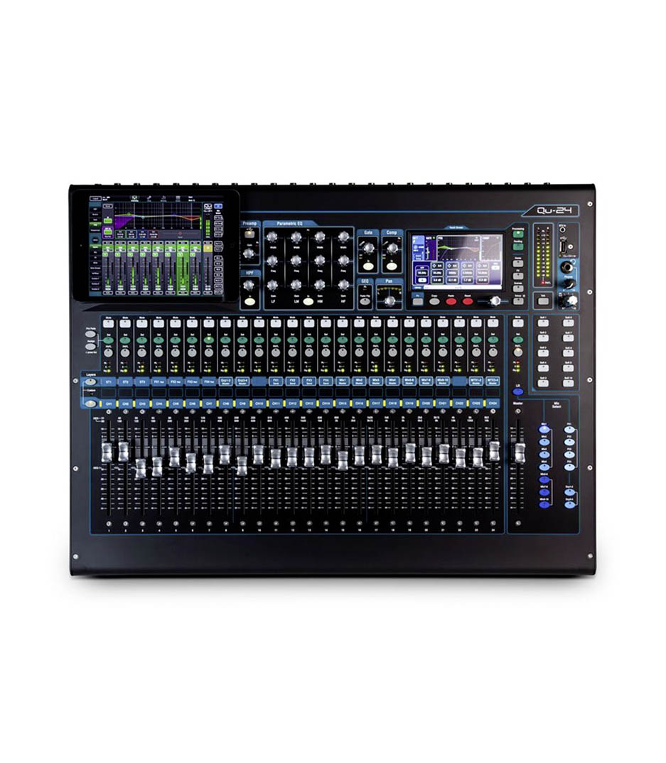 NMK Dubai - Allen & Heath - Qu 24 Digital Mixer 24 Mic Line 3 Stereo Line 4FX 20 Mix Touchscreen