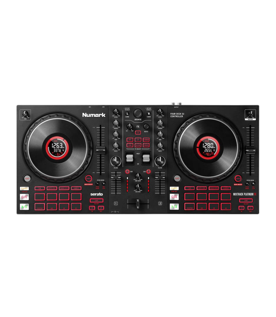 NMK Dubai - Numark - Mixtrack Platinum FX 4 deck DJ Controller with Jog Wheel Displays and FX Paddles